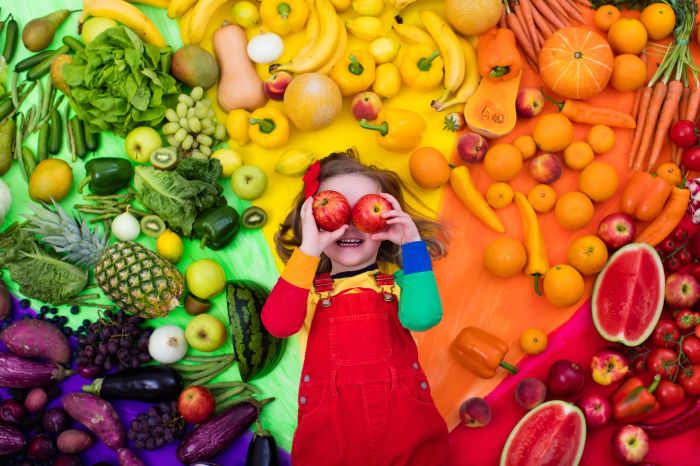 Eat kids getting food healthier human