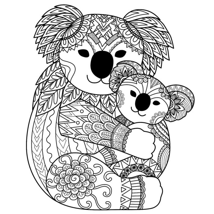 Free coloring book pages of animals