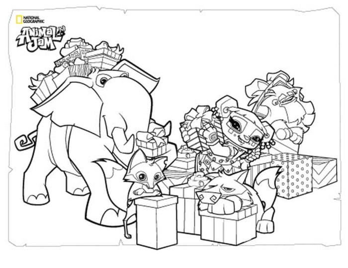 Animal jam coloring pages