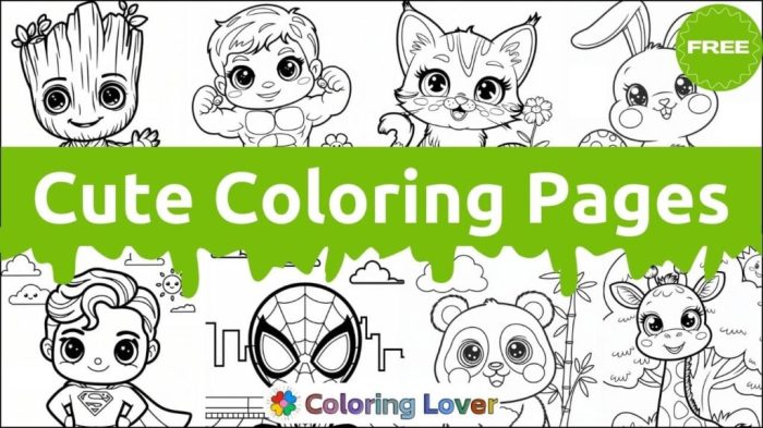 Fox cute animal coloring pages