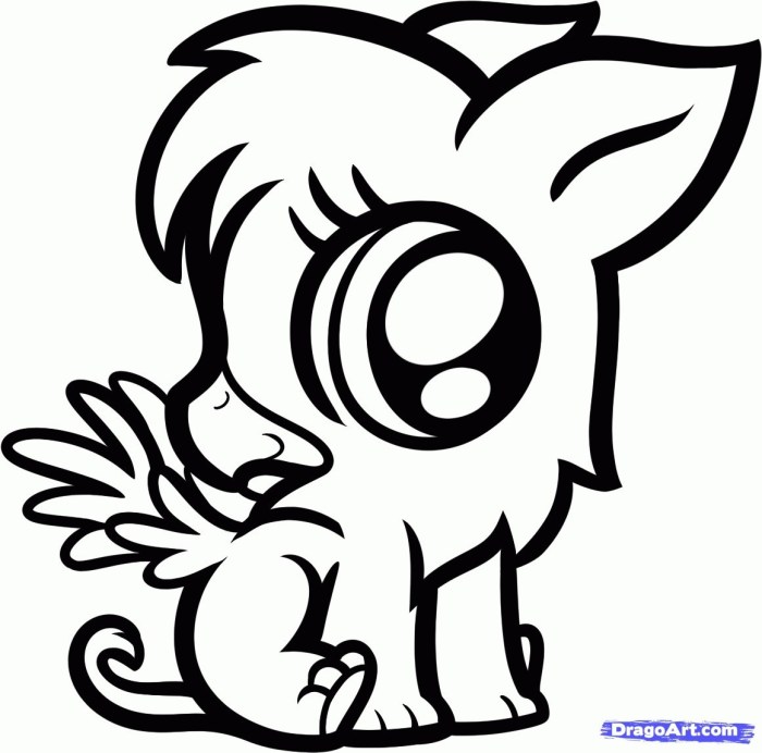 Free cute animal coloring pages