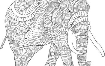 Animal coloring pages hard