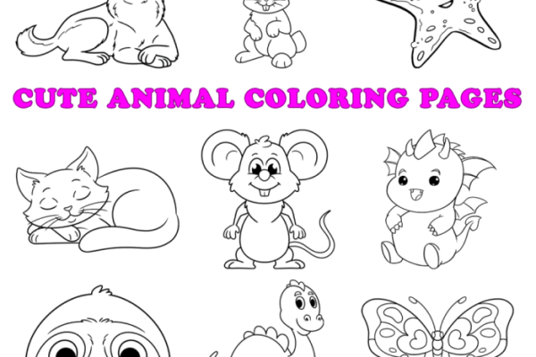 Free animal coloring sheets