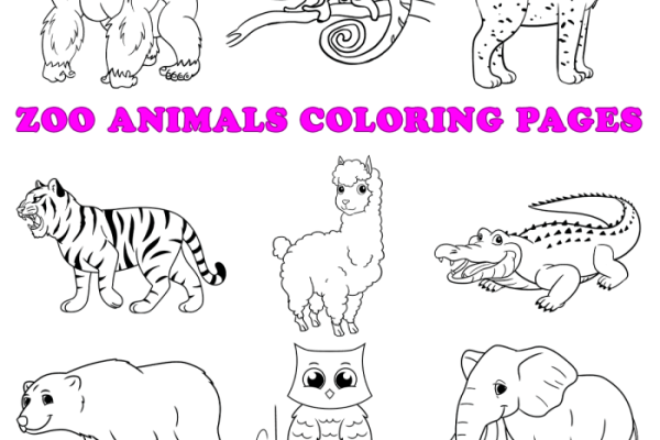 Free coloring sheets of animals