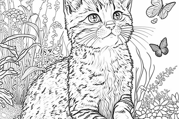 Animal coloring pages realistic