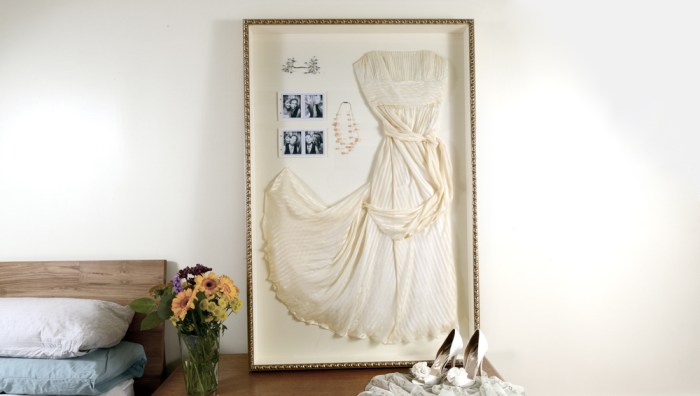 Clean and preserve wedding dress