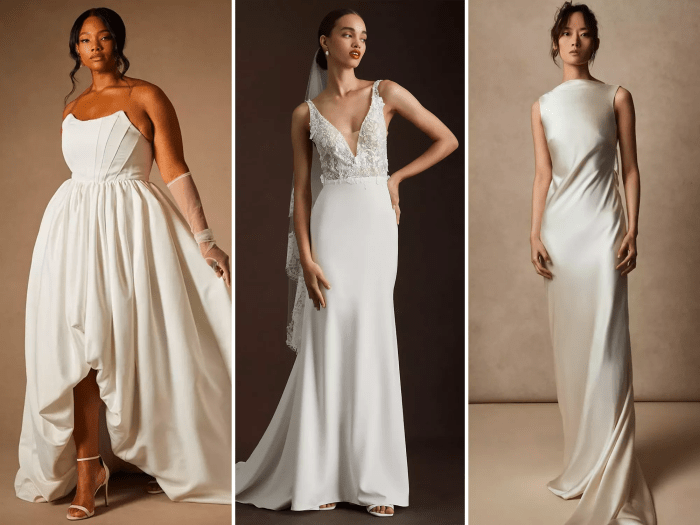 Elegant simple wedding dresses