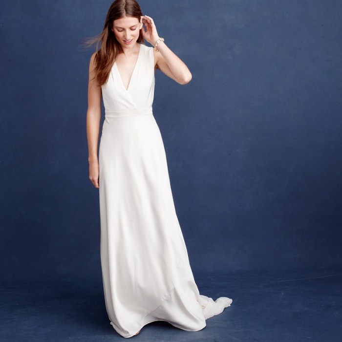 J crew wedding dress