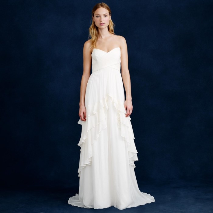 J crew wedding dress