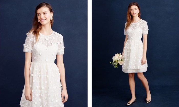 Wedding 2012 crew spring gown jcrew dresses dress bias slinky crisscross neckline slight featuring skirt train cut