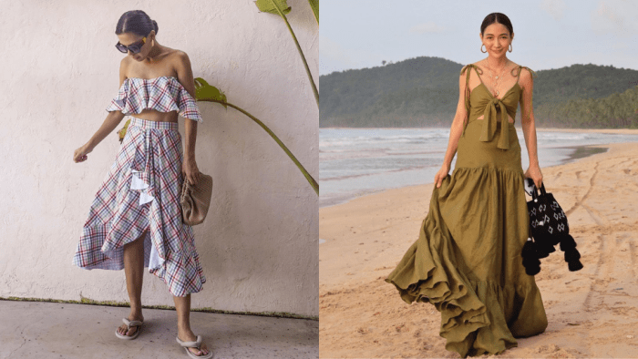 Tropical dresses for weddings