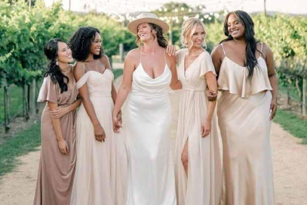 Cream colored wedding dresses