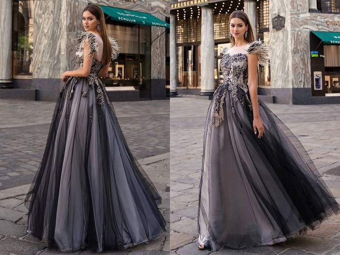 Gray dresses for weddings